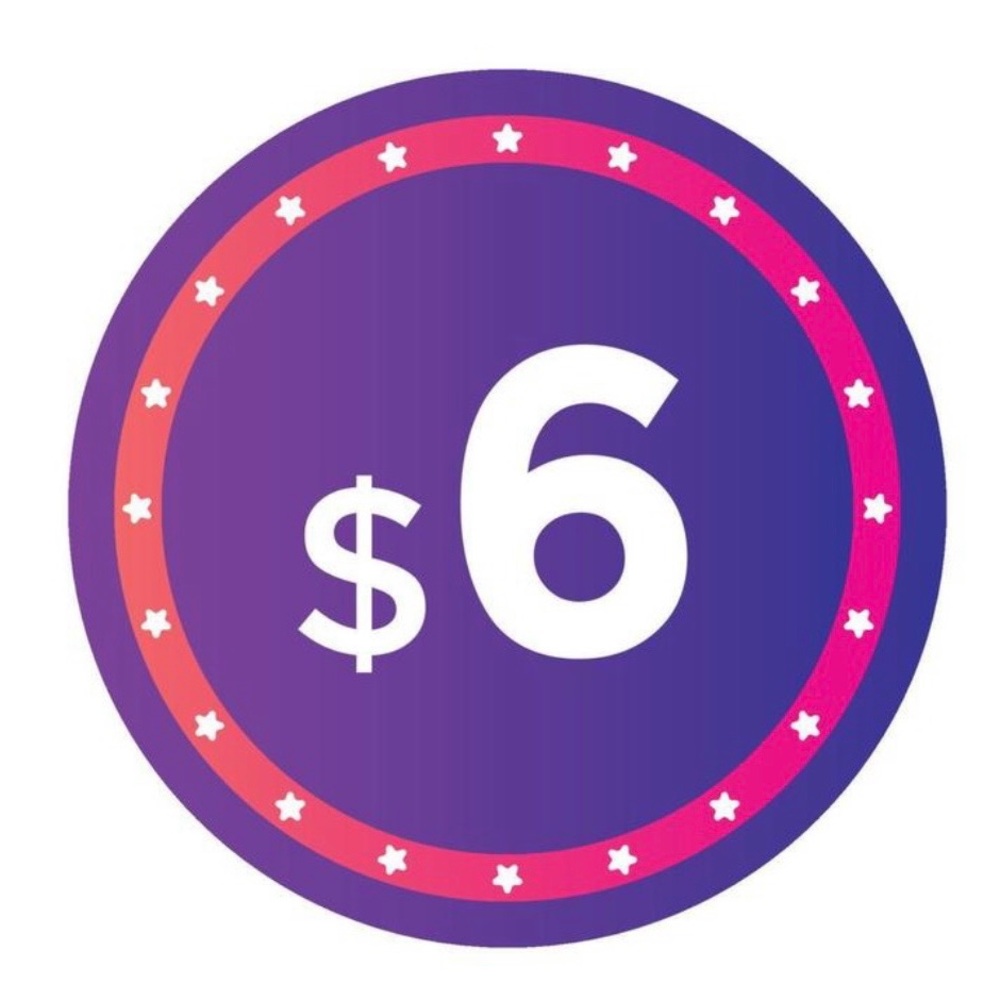 Purple $6 items